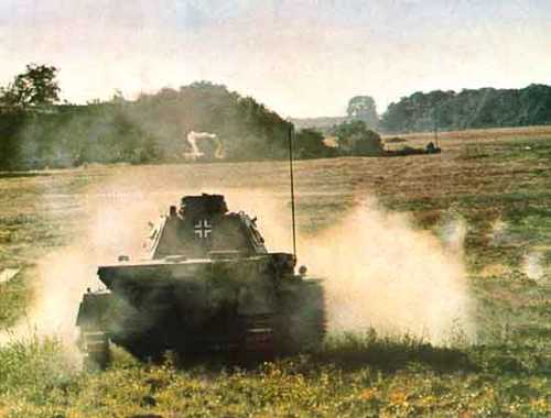 Panzer IV in action.