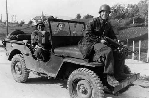 Captured American Willys jeep