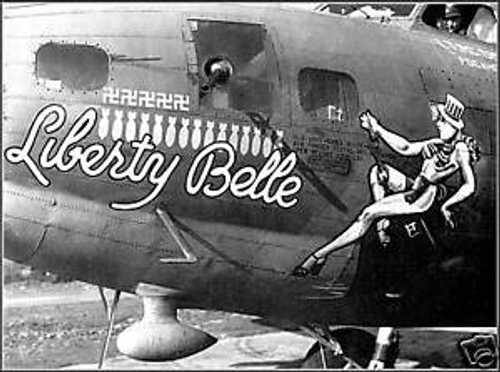 Nose Art on B-17 Liberty Belle