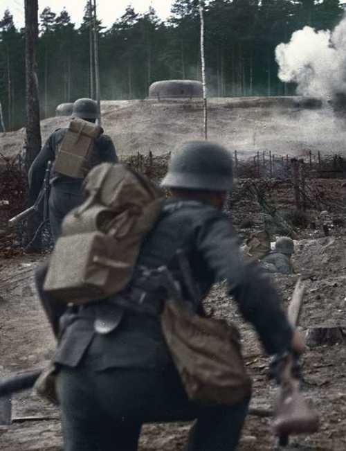 Wehrmacht in combat