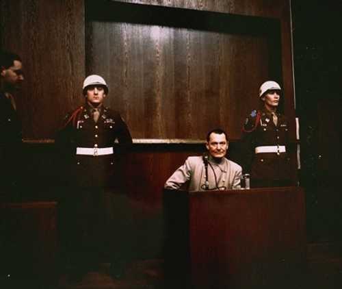 Hermann Göring at Nuremberg trials