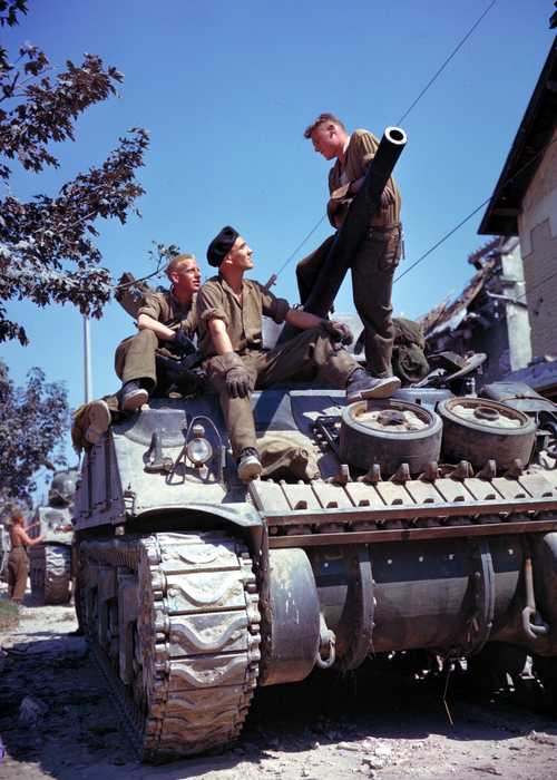 Sherman Tank Crew