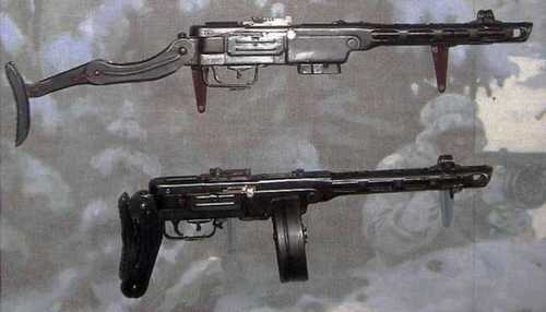 Tactical PPSH-45 submachine gun
