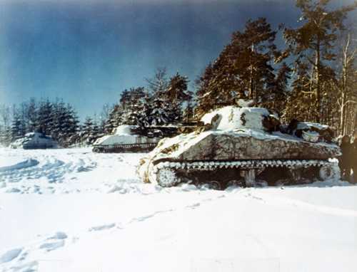 Tanks with Snow