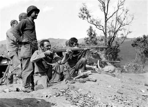 Snipers near the Burma Road