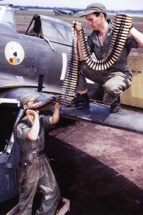 P-47 Being re-Armed