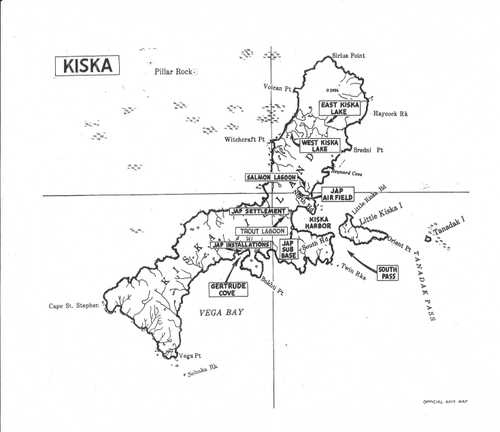 Official Map of Kiska