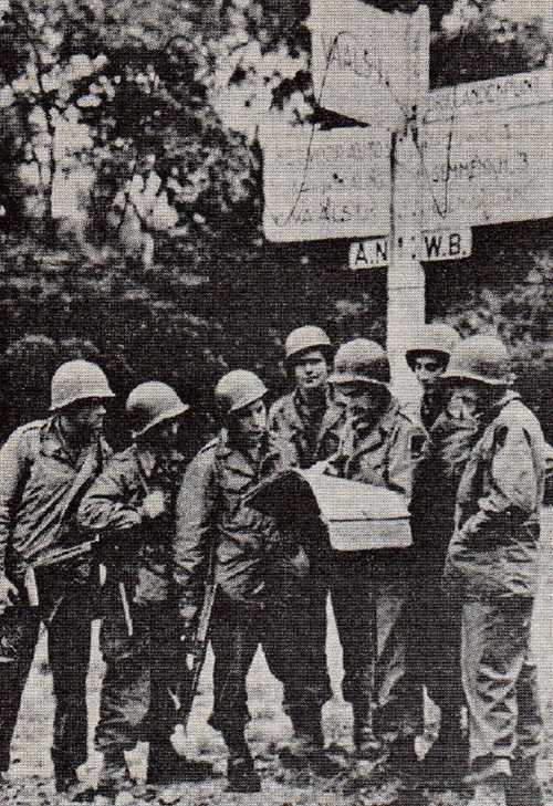 G.I.s at border triangle, September 1944