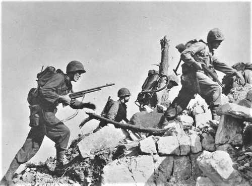 Marines on the attack