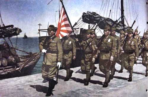Japanese marines in china 1943 