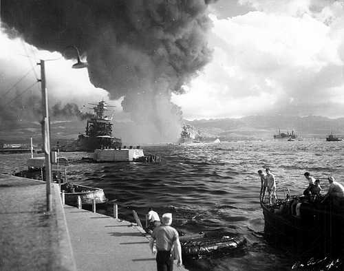 Pearl Harbor under attack