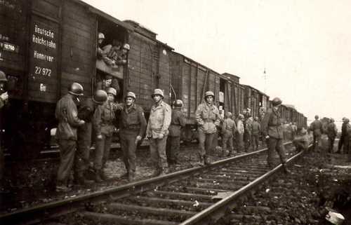 75th Infantry Division on Train