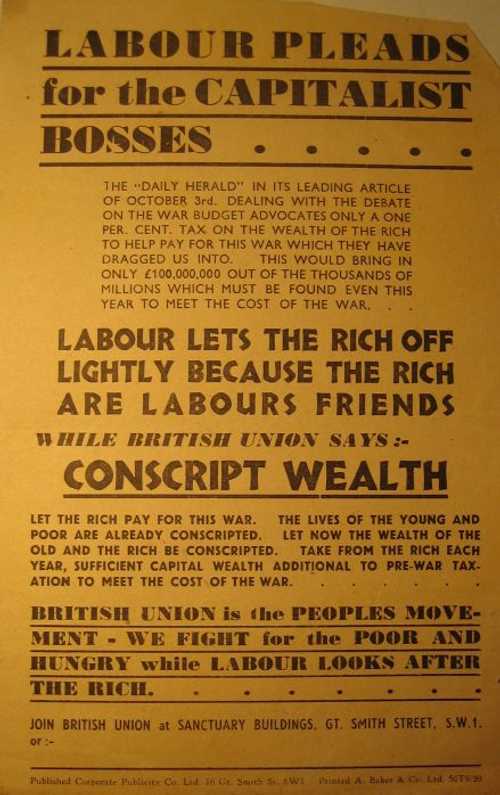 "Labour pleads for the capitalist bosses"