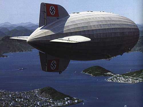 Hindenburg over Brazil