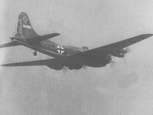 A Captured B-17 used by Germany WWII