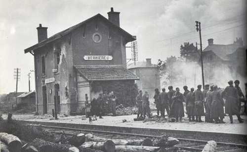 Captured Germans at Bernieres-sur-mur