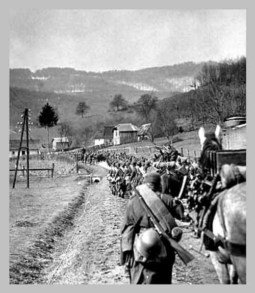 Hungarian Infantry Recovers Ruthenia, 1939