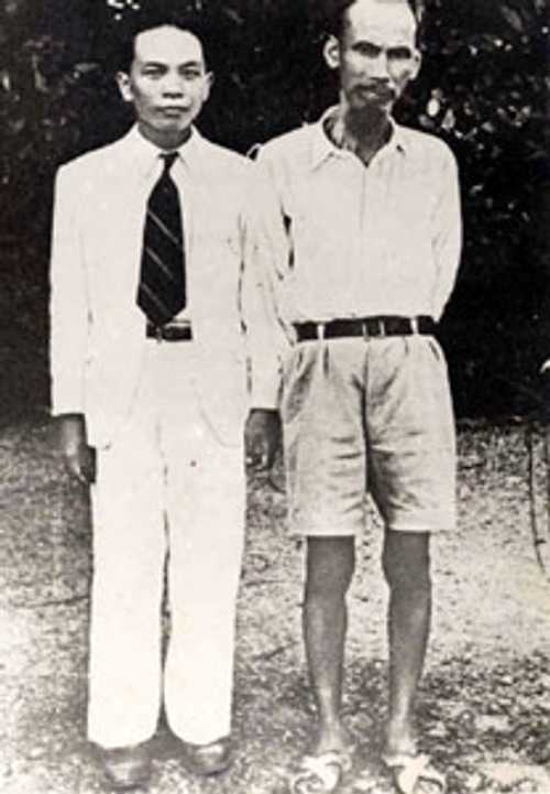 Ho Chi Minh and Vo Nguyen Giap