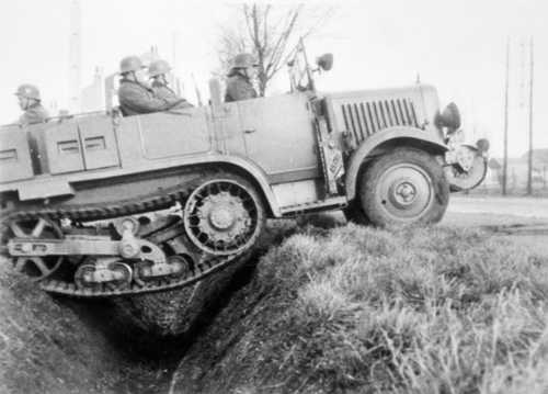 French half-track in german service II