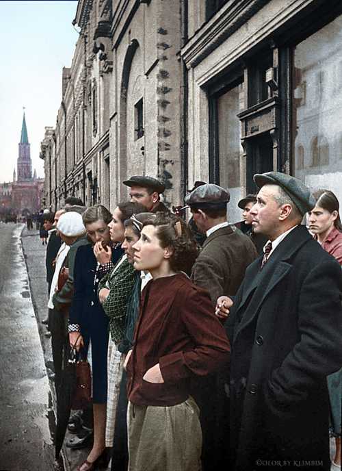 June 22, 1941, Moscow, photo: E.Khaldey