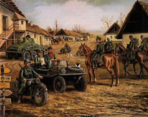 Cavalry Corps &quot;Harteneck&quot; in Hungary