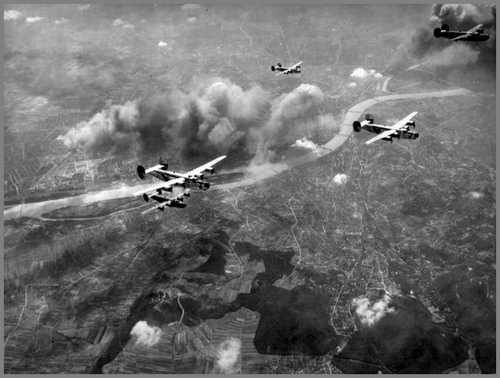 Bombing Raid on Budapest, 1944
