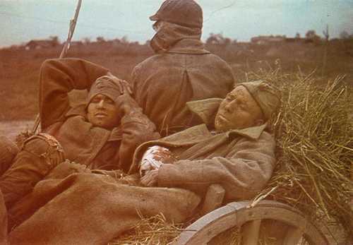Wounded Soviet POW's
