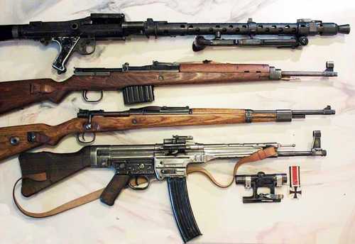 Selection of german weapons