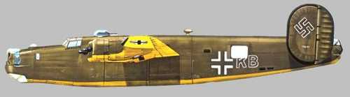 Another Captured B-24 flown by Germany WWII