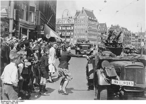 German March into Amsterdam