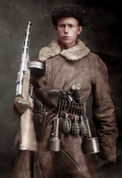 Soviet partisan. 