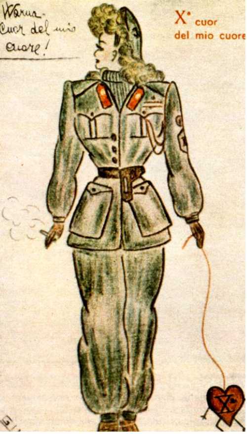 Female military fashion