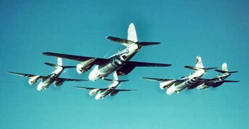 B-26's over England