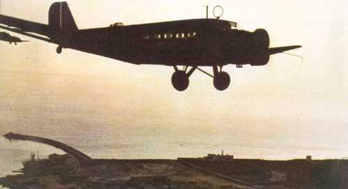 JU52 over Italy