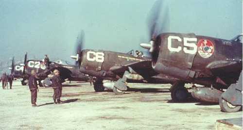 P-47 da Esquadrilha Blue, em Tarquínia, Itália