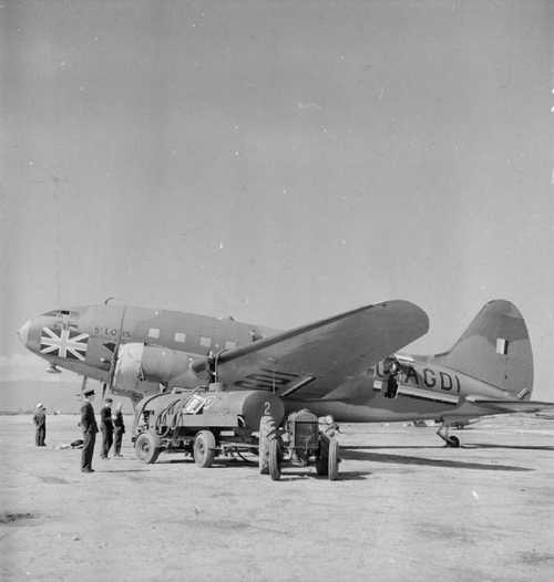 BOAC’s plane at Gibraltar