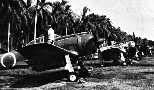 Oscar Fighters in Rabaul 1942