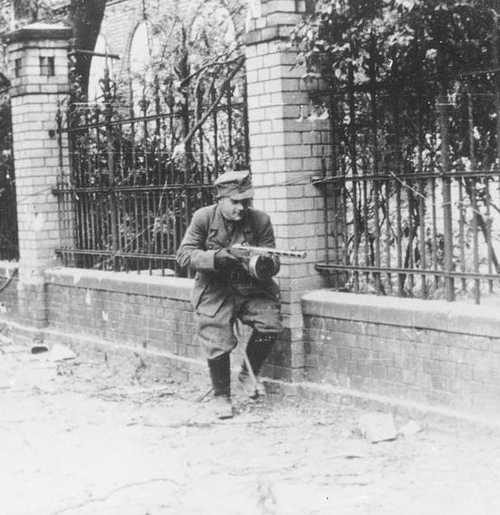 Polish infantryman in Berlin