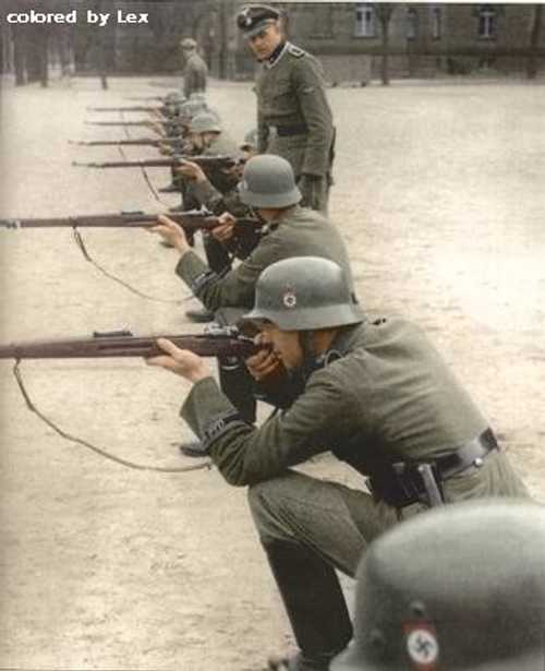 Waffen-SS shooting exercise