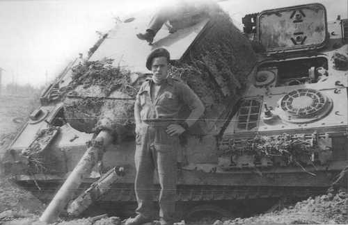 Destroyed Panther Tank