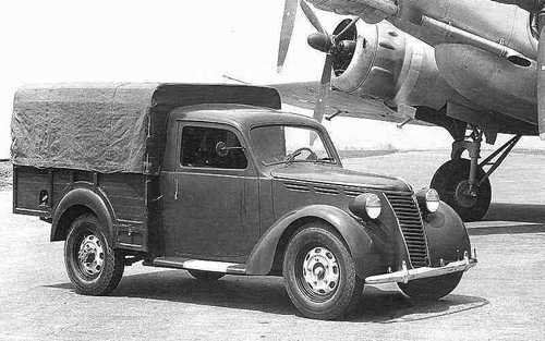 Camioncino Fiat and Fiat airplane
