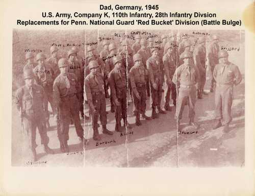 US Army Co. K/110th Inf./28th Inf. Div., Germany