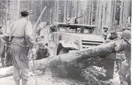 French vehicule named Dabo during 1944-45 campaign