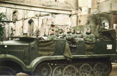 9. panzer division half track .