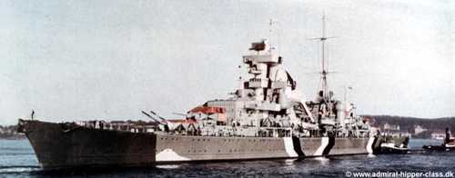 Heavy cruiser ADMIRAL HIPPER