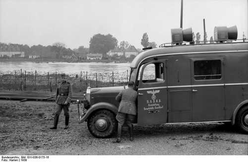 German Propaganda Truck
