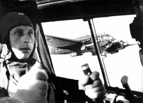 Pilot of a Heinkel bomber