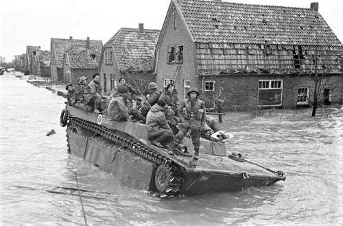 LVT in a flooded village