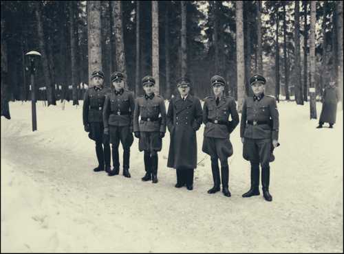 Hitler with staff