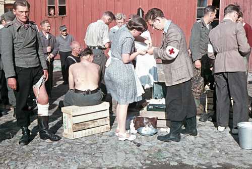 red cross 1945